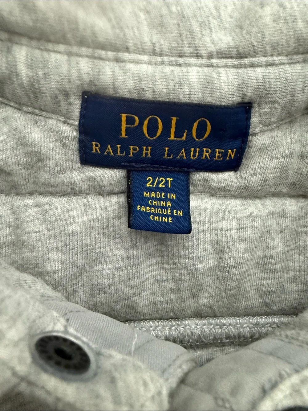 Polo by Ralph Lauren Gray Quilted Jacket for Kids